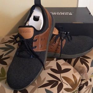 Rockport  Size- 10.5 W Blue/ Tan